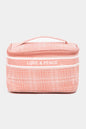 Fame Love & Peace Striped Handle Bag