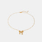 Stainless Steel Bow Pendant Necklace