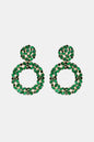 Round Shape Acrylic Dangle Earrings